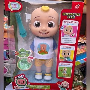 Cocomelon JJ Deluxe Interactive Doll